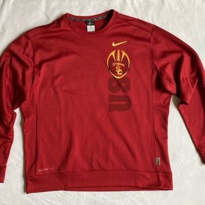 USC Trojans x Nike red football sweater